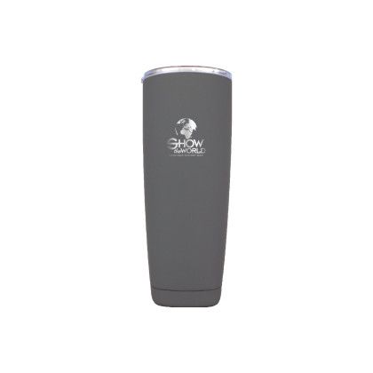 Custom Halcyon 18 oz. Deco Tumbler, Engraved - Gray
