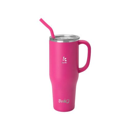 Custom Swig 40 oz. Mega Mug, Engraved - Hot Pink