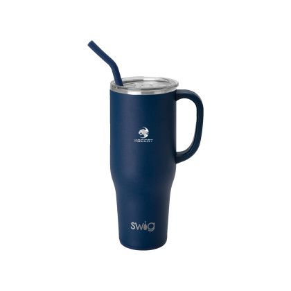 Custom Swig 40 oz. Mega Mug, Engraved - Navy Blue