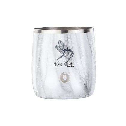 Custom Snowfox 11 oz. Marble Rocks Glass 