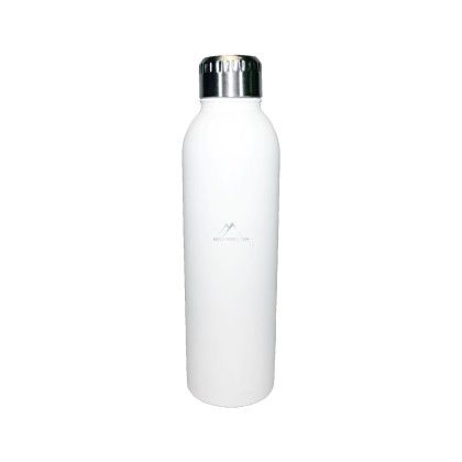 Custom Halcyon 17 oz. Deluxe Bottle, Premium Laser Engraved - White