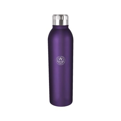 Custom Halcyon 17 oz. Deluxe Bottle, Premium Laser Engraved - Purple