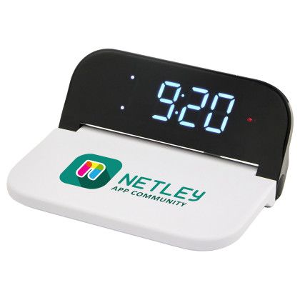 Custom Digital Power Clock 15W Wireless Charger Custom Digital Power Clock 15W Wireless Charger