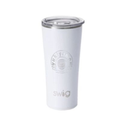 Custom Swig 22 oz. Matte Tumbler, Premium Laser Engraved - Matte White Custom Swig 22 oz. Matte Tumbler, Premium Laser Engraved - Matte White