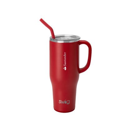 Custom Swig 40 oz. Mega Mug, Premium Laser Engraved - Crimson Red