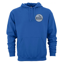 Custom M&O Unisex Pullover Hoodie 50/50 Embroidered - Royal