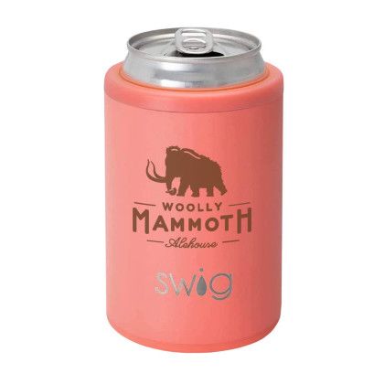 Custom Swig 12 oz. Combo Can & Bottle Cooler - Coral Orange