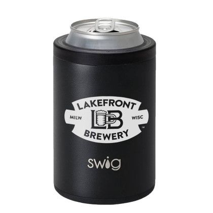 Custom Swig 12 oz. Combo Can & Bottle Cooler - Matte Black