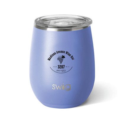 Custom Swig 14 oz. Matte Stemless Wine Cup - Matte Hydrangea Custom Swig 14 oz. Matte Stemless Wine Cup - Matte Hydrangea