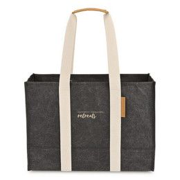 Custom Out of The Woods Large Boxy Tote - Ebony