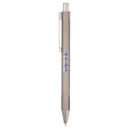 Halo Soft Touch Recycled Aluminum Gel Pen - Gray