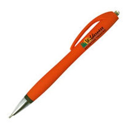 Custom Halcyon Click Pen, Full Color Digital - Orange