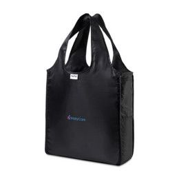 Custom RuMe Recycled Medium Tote - Black - Added Fee for Full-Color Logo