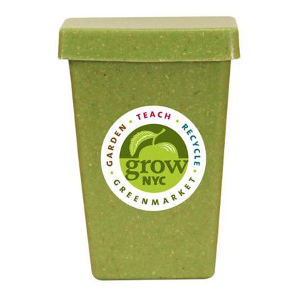 Custom Promo Planter, 1-Pack Planter, Full Color Digital - Green