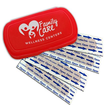 Custom Compact Bandage Kit - Red