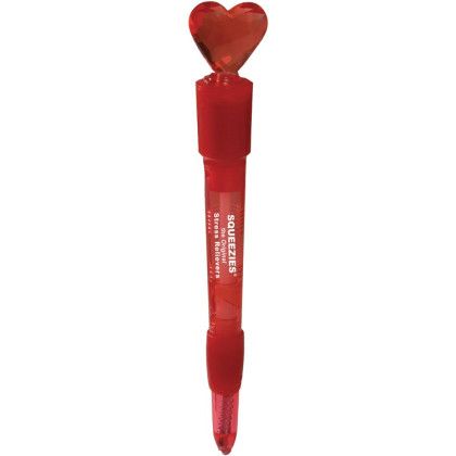 Custom Ballpoint Light Up Heart Pen with Logo Imprint
