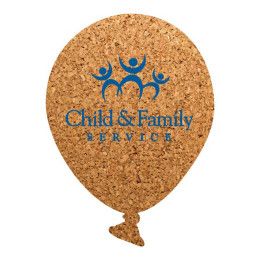 Custom Balloon Cork Coaster