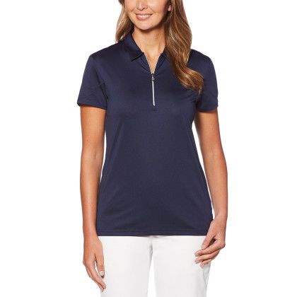 Custom Callaway Ladies' Tulip Sleeve Polo - Peacoat Navy