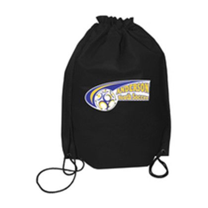 Custom NW Drawstring Backpack with Gusset, Full Color Digital - Black Custom NW Drawstring Backpack with Gusset, Full Color Digital - Black