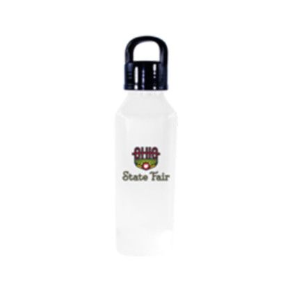 Custom 24 oz. Classic Edge Bottle with Handle Lid, Full Color Digital - White