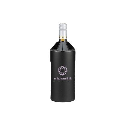 Custom Vinglace Wine Bottle Insulator - Black