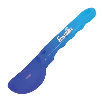 Custom Mood Ice Cream Scoop, Full Color Digital - Frosted/Blue Custom Mood Ice Cream Scoop, Full Color Digital - Frosted/Blue