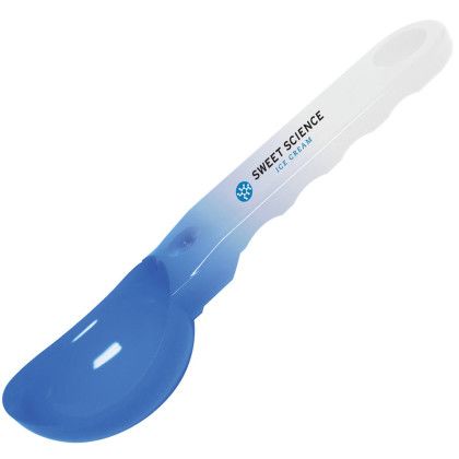 Custom Mood Ice Cream Scoop, Full Color Digital - Frosted/Blue Custom Mood Ice Cream Scoop, Full Color Digital - Frosted/Blue