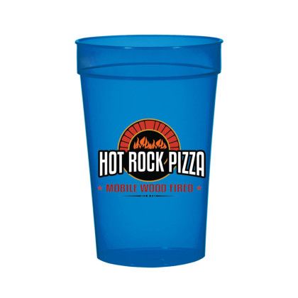 Custom 17 Oz. Translucent Stadium Cup, Full Color Digital - Translucent Blue