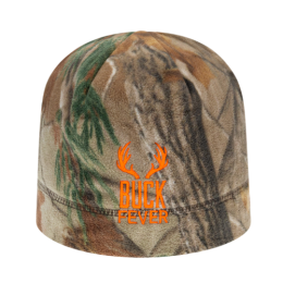 Licensed Custom Fleece Camo Beanies with Logo - Realtree AP