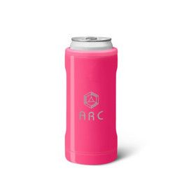 Custom 12 Oz. BruMate Hopsulator Slim Fashion Colors - Neon Pink