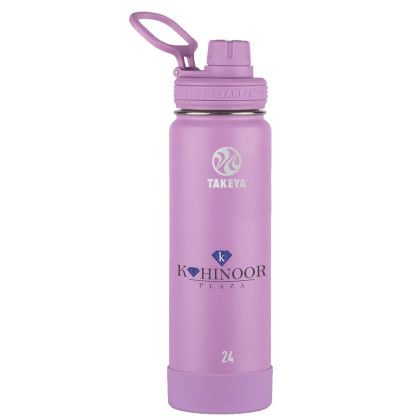Custom Takeya 24 oz. Actives with Spout Lid, Full Color Digital - Lilac