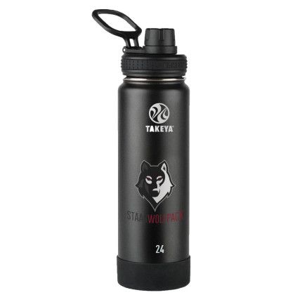 Custom Takeya 24 oz. Actives with Spout Lid, Full Color Digital - Onyx