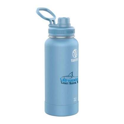 Custom Takeya 32 oz. Actives with Spout Lid, Full Color Digital - Bluestone