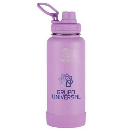 Custom Takeya 32 oz. Actives with Spout Lid, Full Color Digital - Lilac