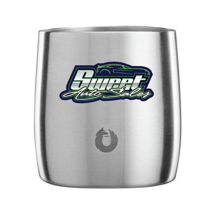 Custom Snowfox 11 oz. Rocks Glass - Stainless Steel