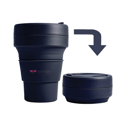 Custom Stojo 16 oz. Collapsible Cup, Full Color Digital - Denim