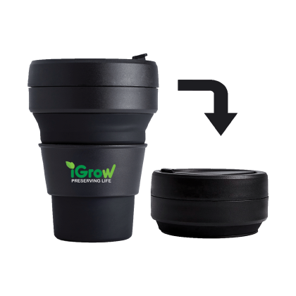 Custom Stojo 16 oz. Collapsible Cup, Full Color Digital - Ink