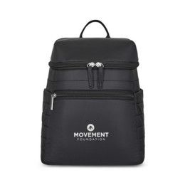 Custom Aviana Mini Backpack Cooler - Black