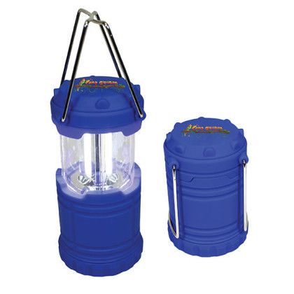 Custom Halcyon Collapsible Lantern, Full Color Digital - Blue