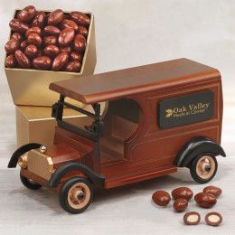 Custom 1918 Delivery Truck with Milk Chocolate Almonds