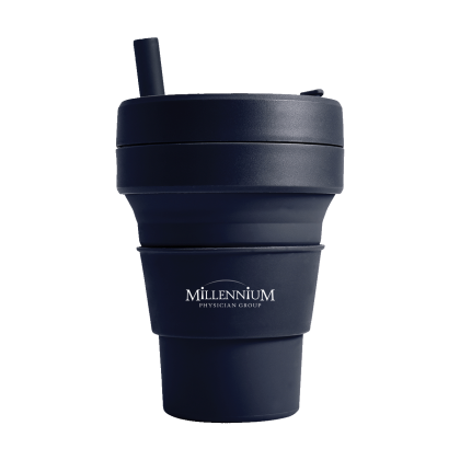 Custom Stojo 16 oz. Collapsible Cup - Denim