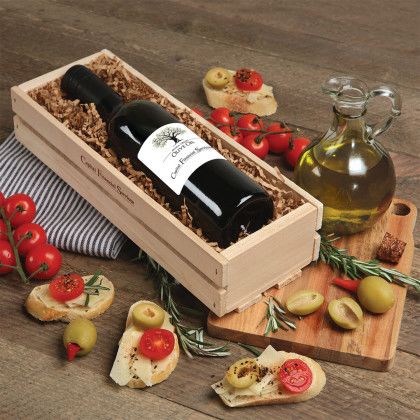 Custom Extra Virgin Olive Oil Crate