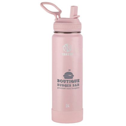 Custom Takeya 24 oz. Actives with Straw Lid - Blush