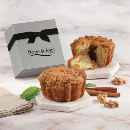 Custom Single-Serve Cinnamon Walnut Coffee Cake 