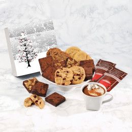 Gourmet Cookie &amp; Brownie Gift Box with Cardinals Sleeve 