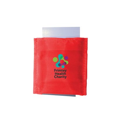 Custom Exercise Band with Pouch, Full Color Digital - Red Custom Exercise Band with Pouch, Full Color Digital - Red