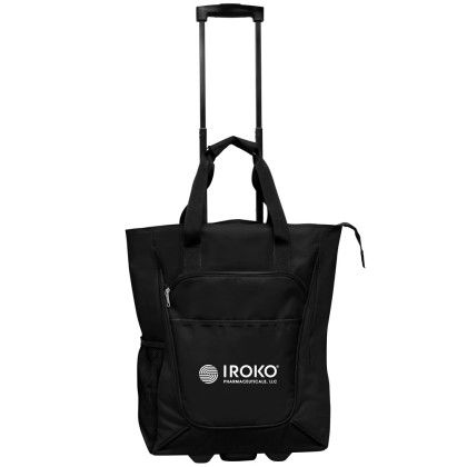 Custom Rolling Tote - Black