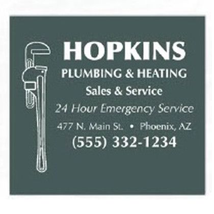 Custom Cowboy Press and Stick Calendar with Logo Header - Pipe Wrench