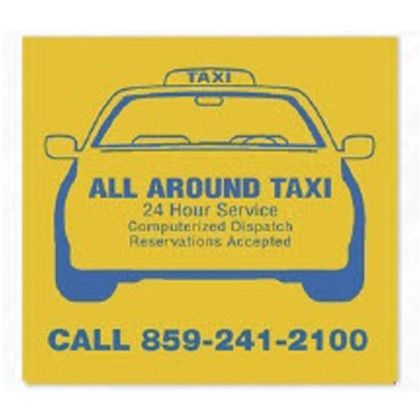 Custom Cowboy Press and Stick Calendar with Logo Header - Taxi Cab