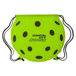 Custom GameTime Pickleball Drawstring Cinch Up Bag - Front
